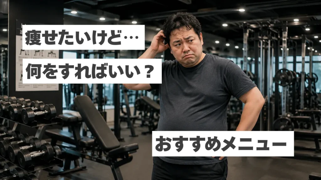 痩せたいけどジムで何をすればいい？初心者向けおすすめメニューと続けるコツを解説