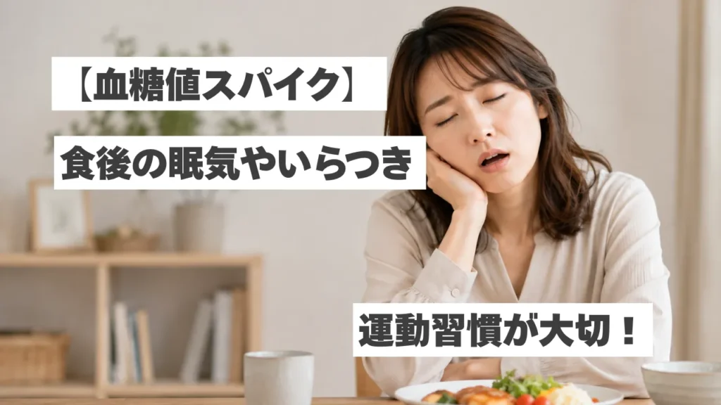 【脱・血糖値スパイク】食後の眠気・イライラを防ぐ！運動習慣とボクシングの意外な関係