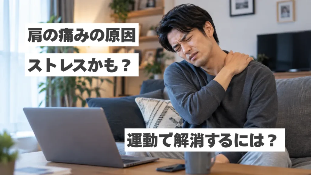 【肩の痛みの原因はストレス？】仕事やデスクワークによる肩こりを運動・ボクシングで解消する方法